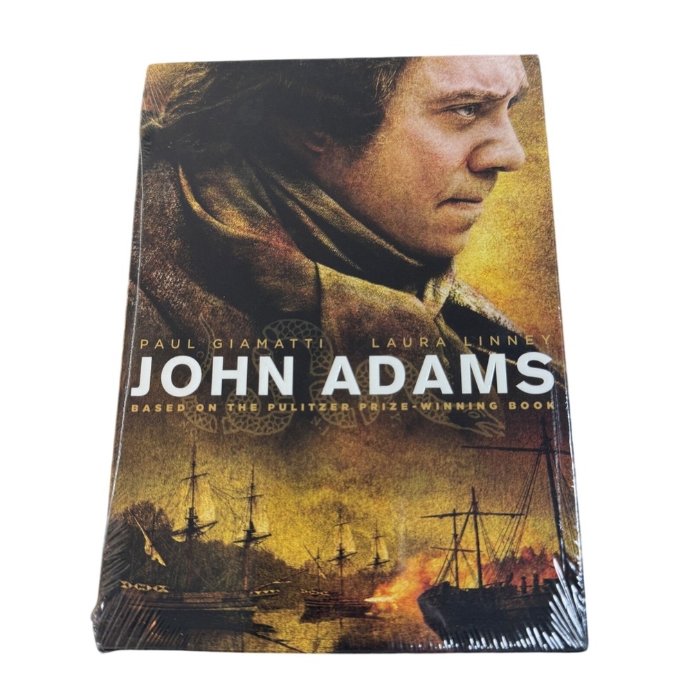 Sealed HBO John Adams DVD Miniseries 3-Disc Set History Drama Giamatti Linney